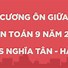 Ôn Tập Giữa Học Kì 1 Tiếng Anh