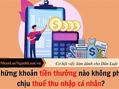 Thu Nhập Không Chịu Thuế